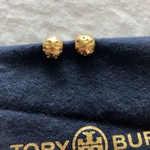 Gold Tory Burch earrings